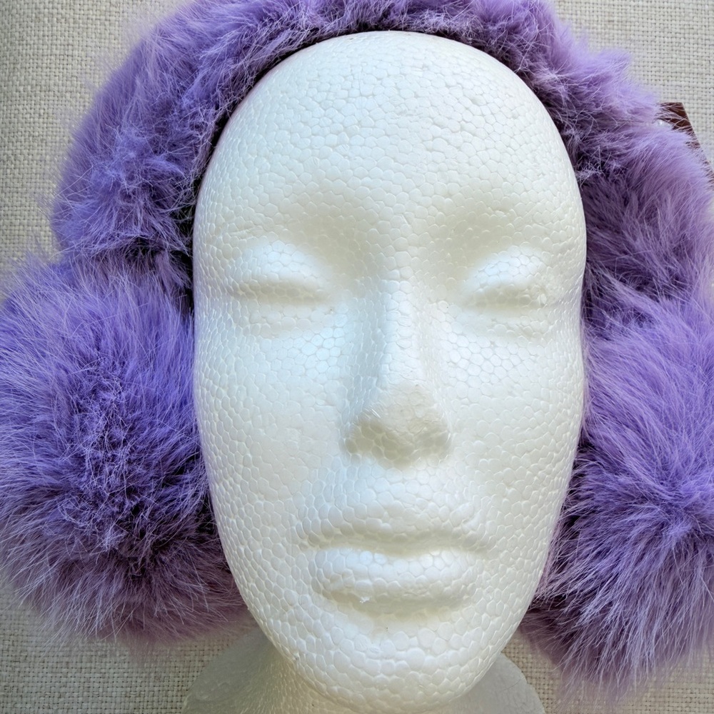 Fluffy Purple Earmuffs